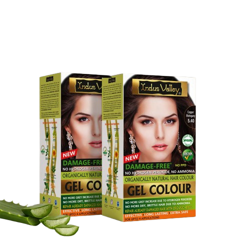 INDUS VALLEY Damage Free Natural Gel Hair Colour for Women